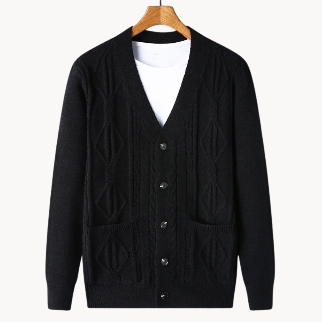 Elijah® | Classic Knit Cardigan