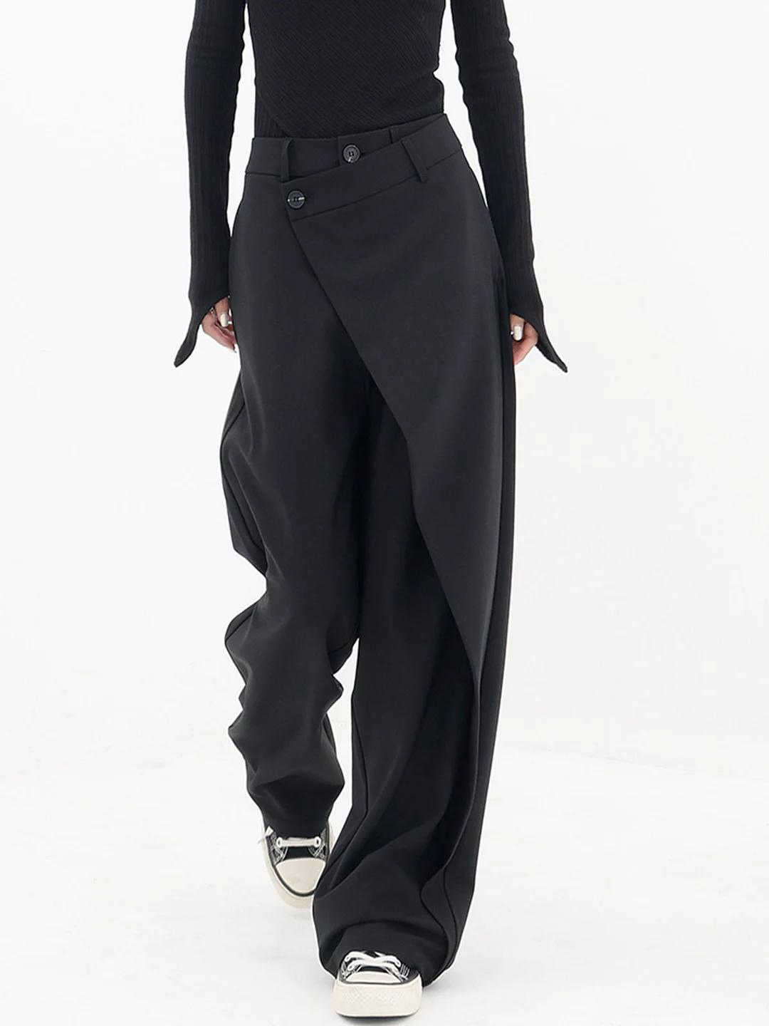 Noelle® | Asymmetric Baggy Pants