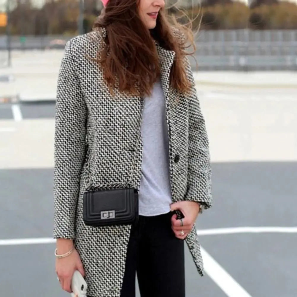Adeline® | Textured Wool Coat