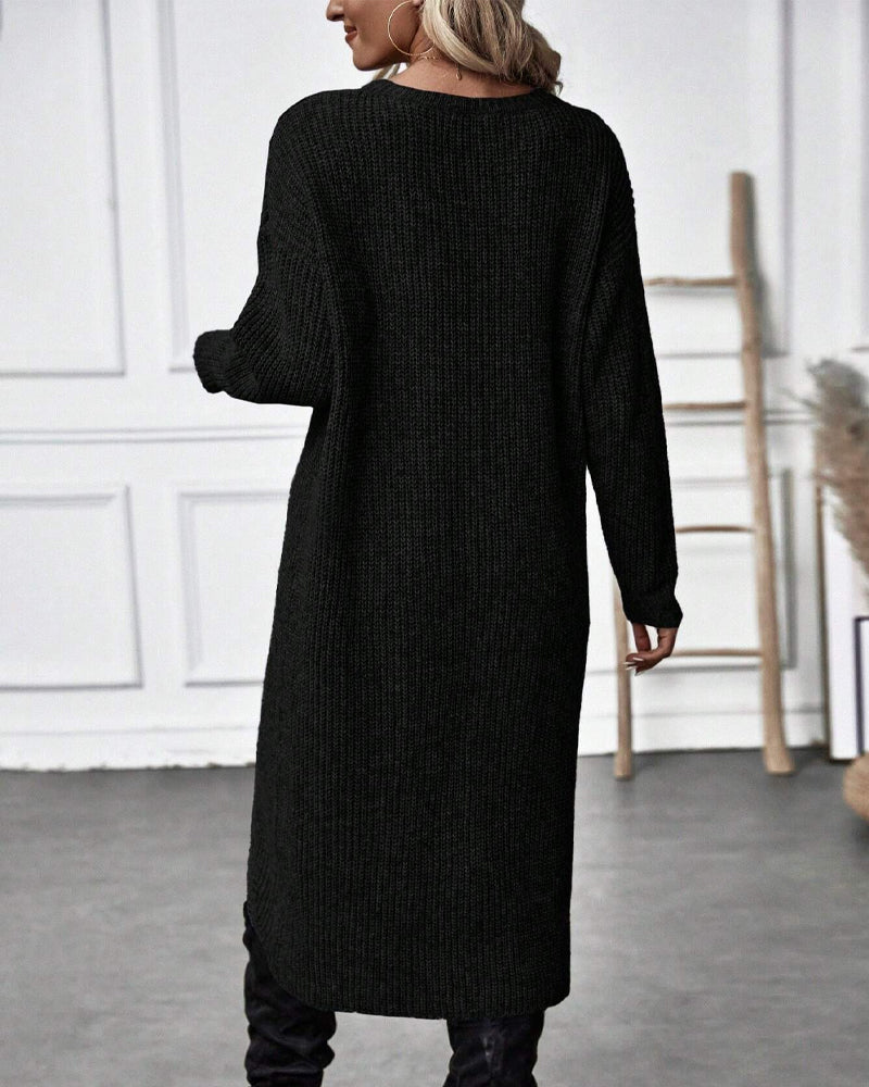 Sabrina® | Asymmetric Sweater Dress