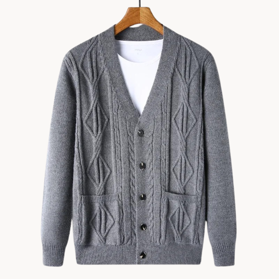Elijah® | Classic Knit Cardigan
