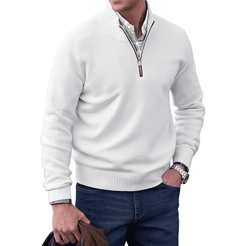 William® |  Quarter Zip Sweater