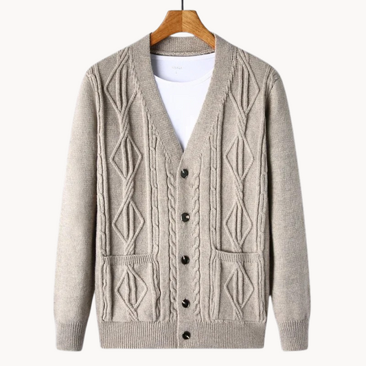 Elijah® | Classic Knit Cardigan