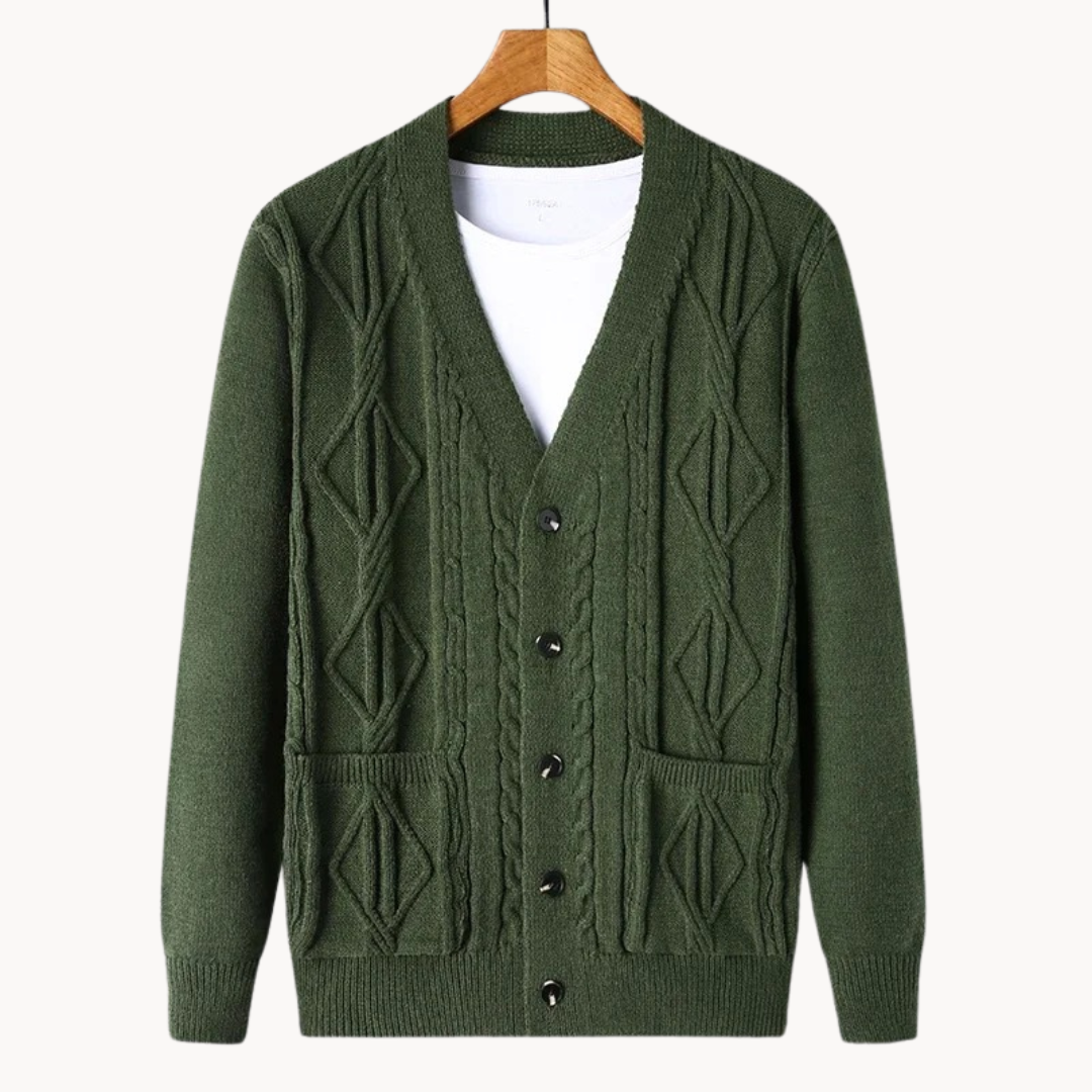 Elijah® | Classic Knit Cardigan