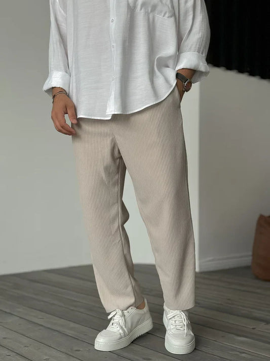 Merrick® | Luxe Ribbed Trousers