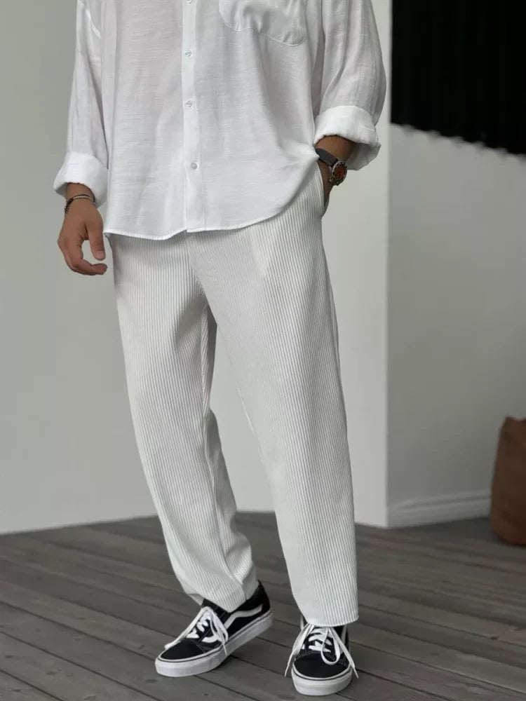 Merrick® | Luxe Ribbed Trousers
