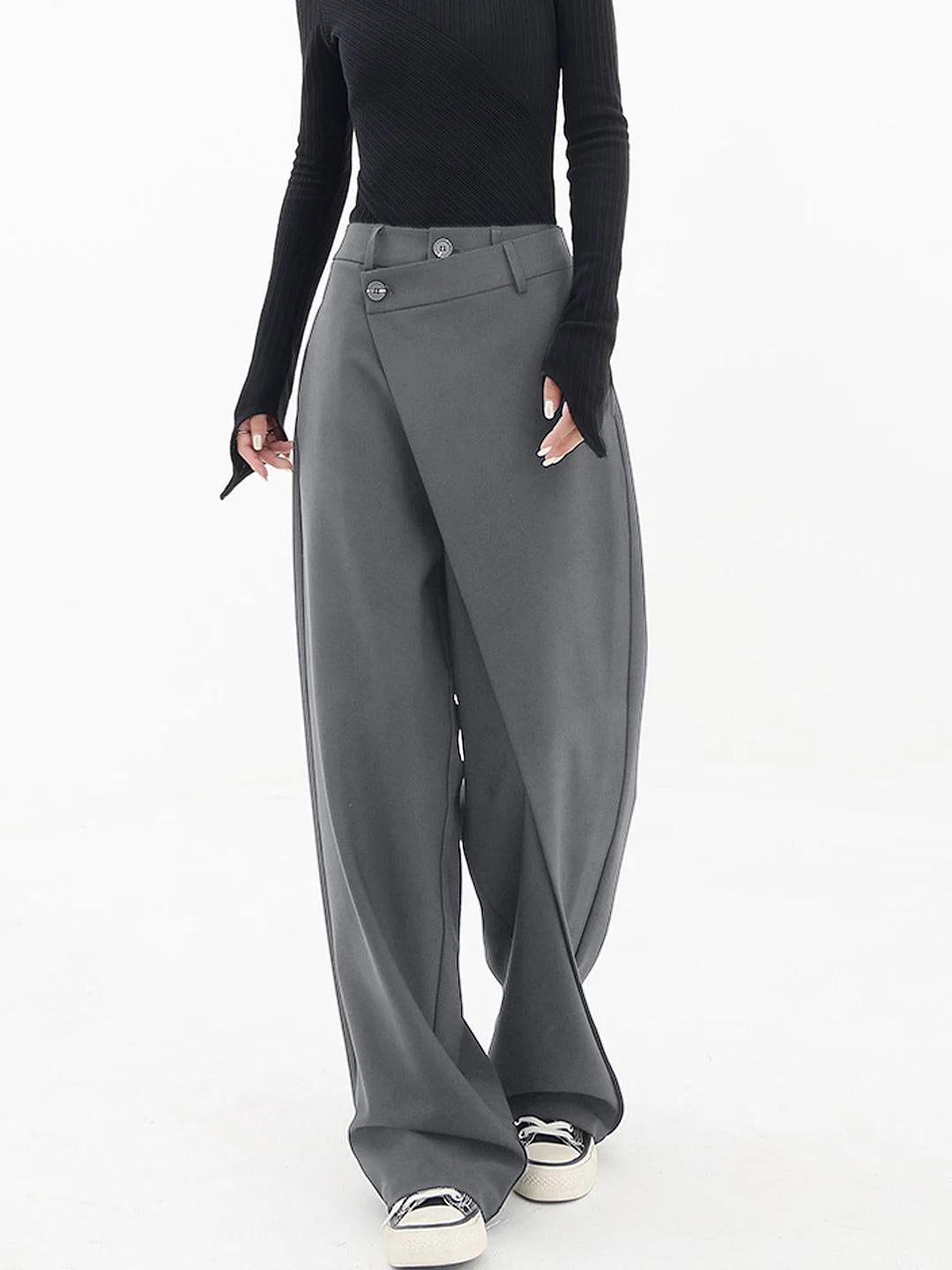 Noelle® | Asymmetric Baggy Pants
