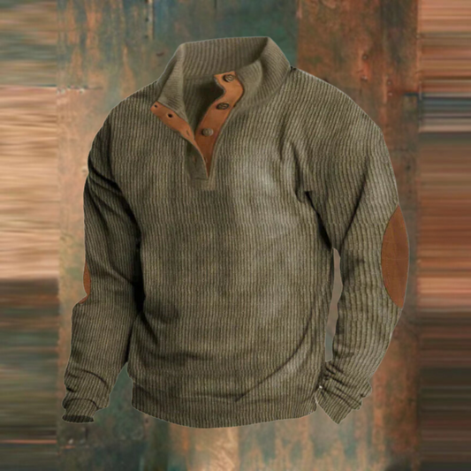 James® | Quarter button sweater