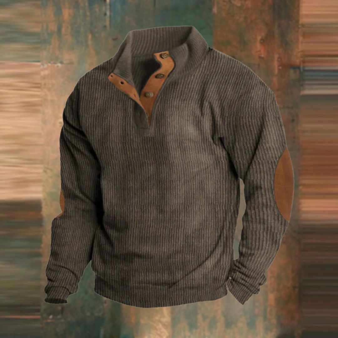 James® | Quarter button sweater
