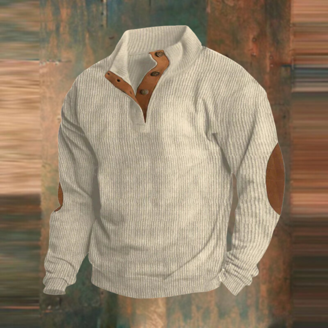 James® | Quarter button sweater