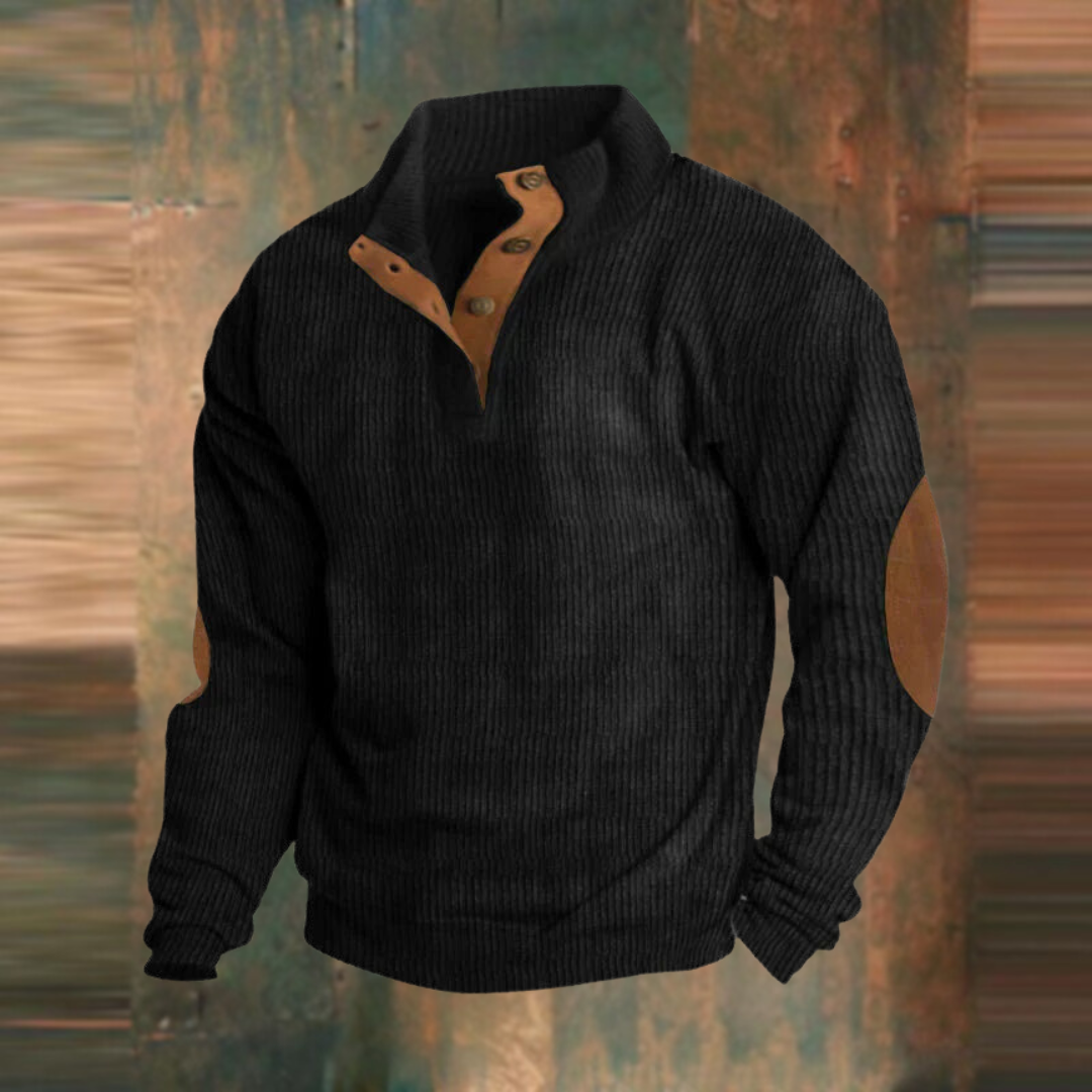 James® | Quarter button sweater