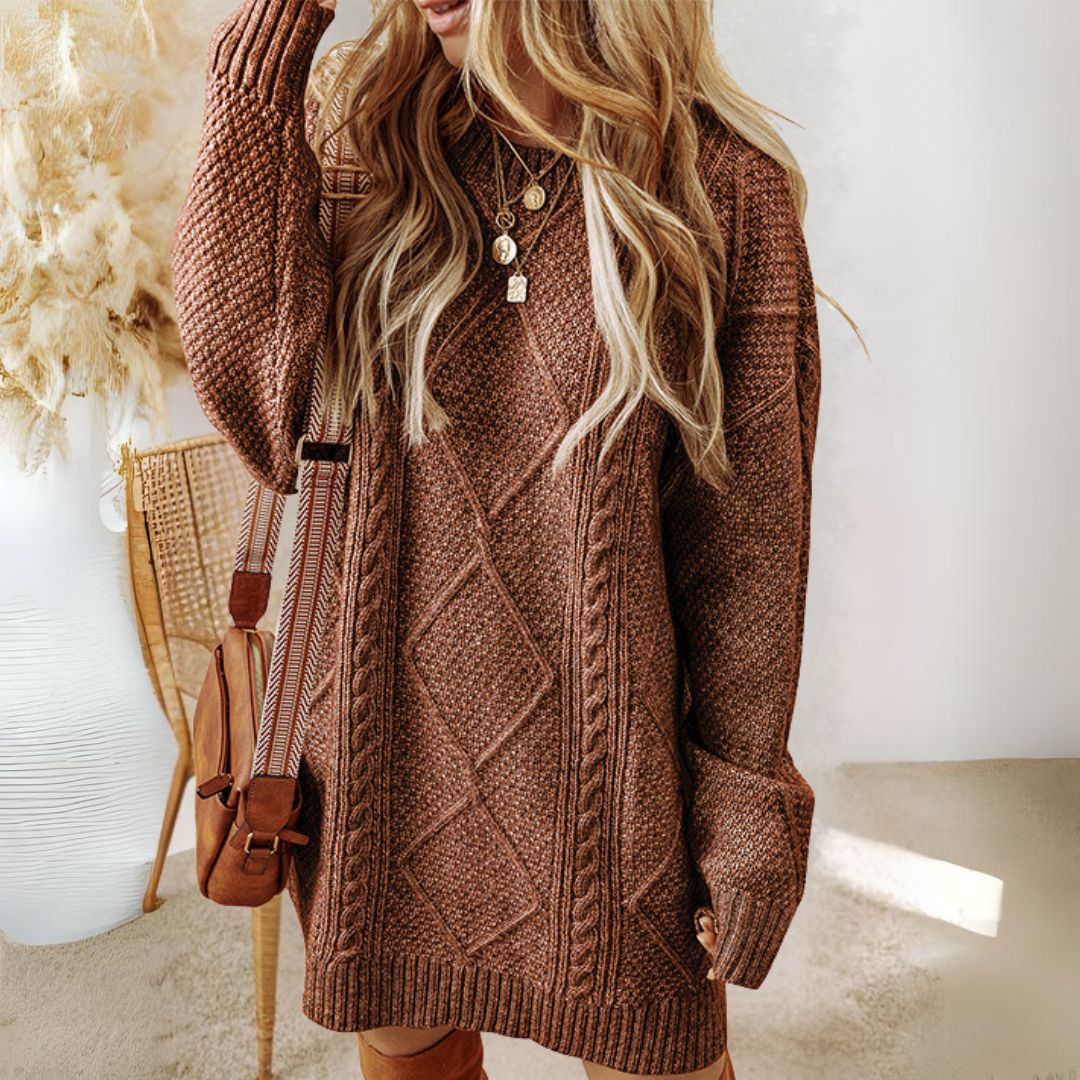 Eva® | Knit Sweater Dress
