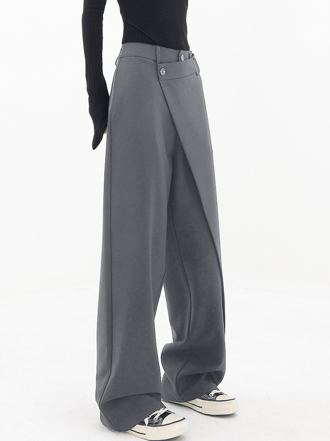 Noelle® | Asymmetric Baggy Pants