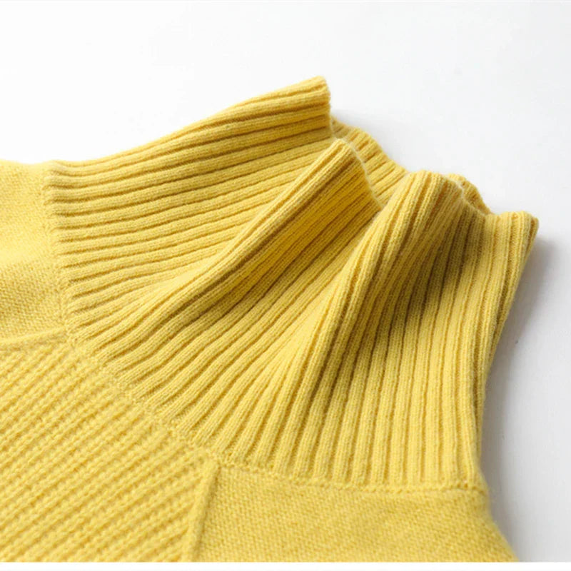 Ariana® - ARGYLE TURTLENECK JUMPER
