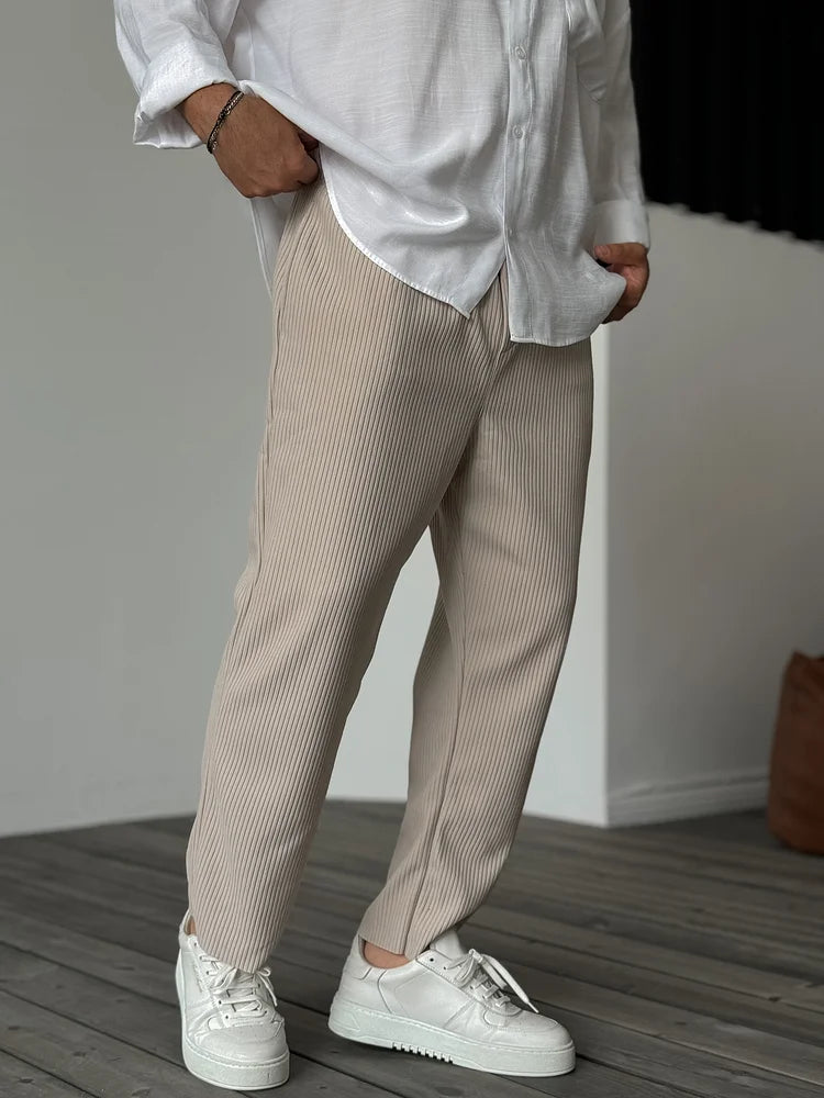 Merrick® | Luxe Ribbed Trousers