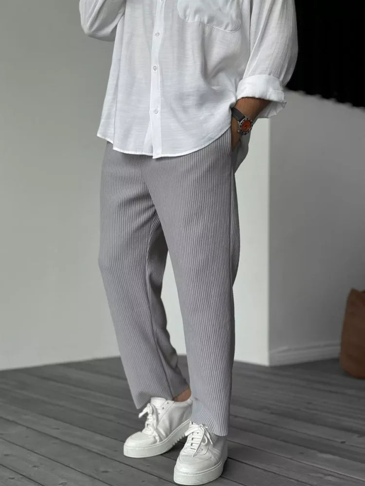 Merrick® | Luxe Ribbed Trousers