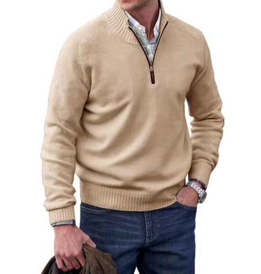 William® |  Quarter Zip Sweater