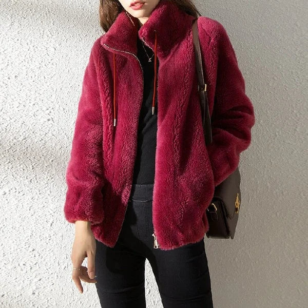 lena's® I Double-faced Fleece Jacket