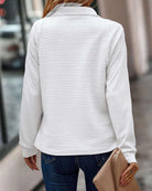 Jenna - Casual Chic Ribbed Sweatshirt